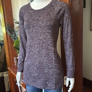 NWT Style&Co size small Women's Heathered Long Sleeve Top